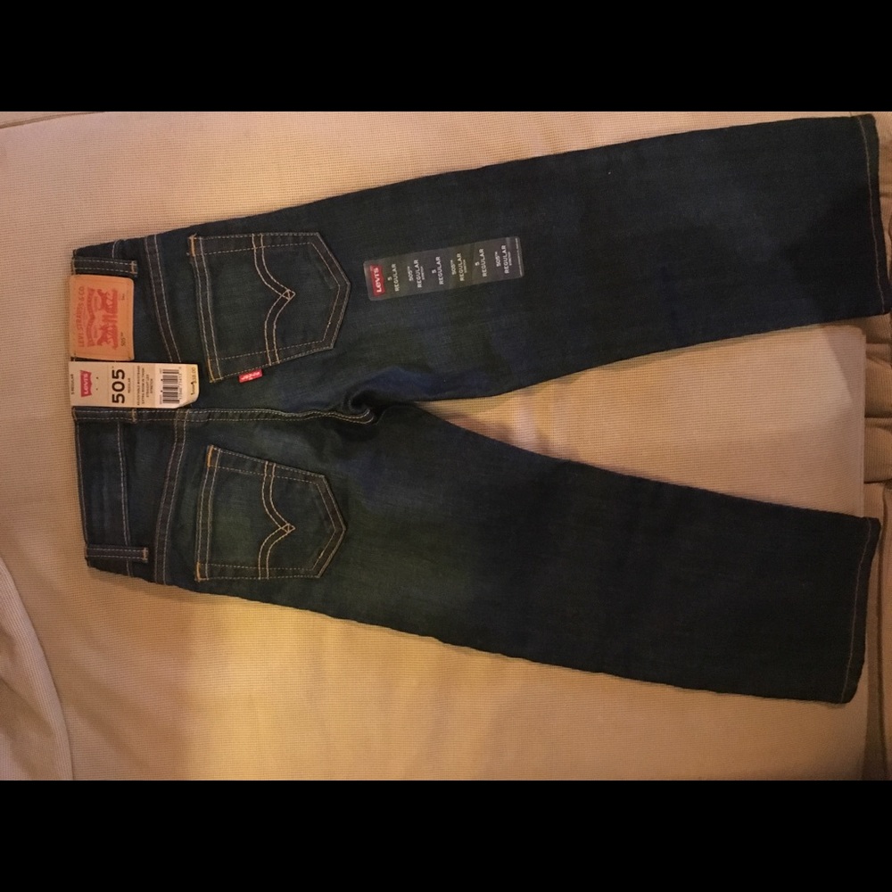 NWT Levi’s 505 Regular kids blue jeans